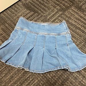 Aeropostale High-Rise Jean Skirt